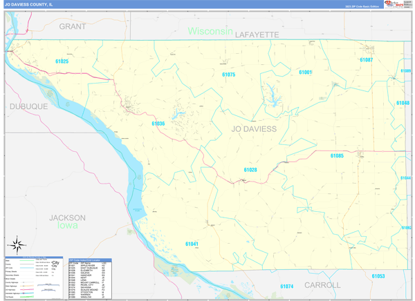 Jo Daviess County Digital Map Basic Style